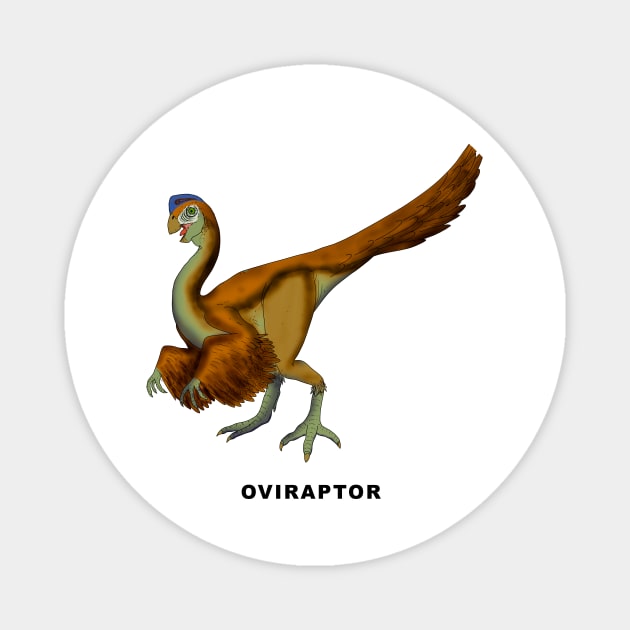 Oviraptor Magnet by lucamendieta